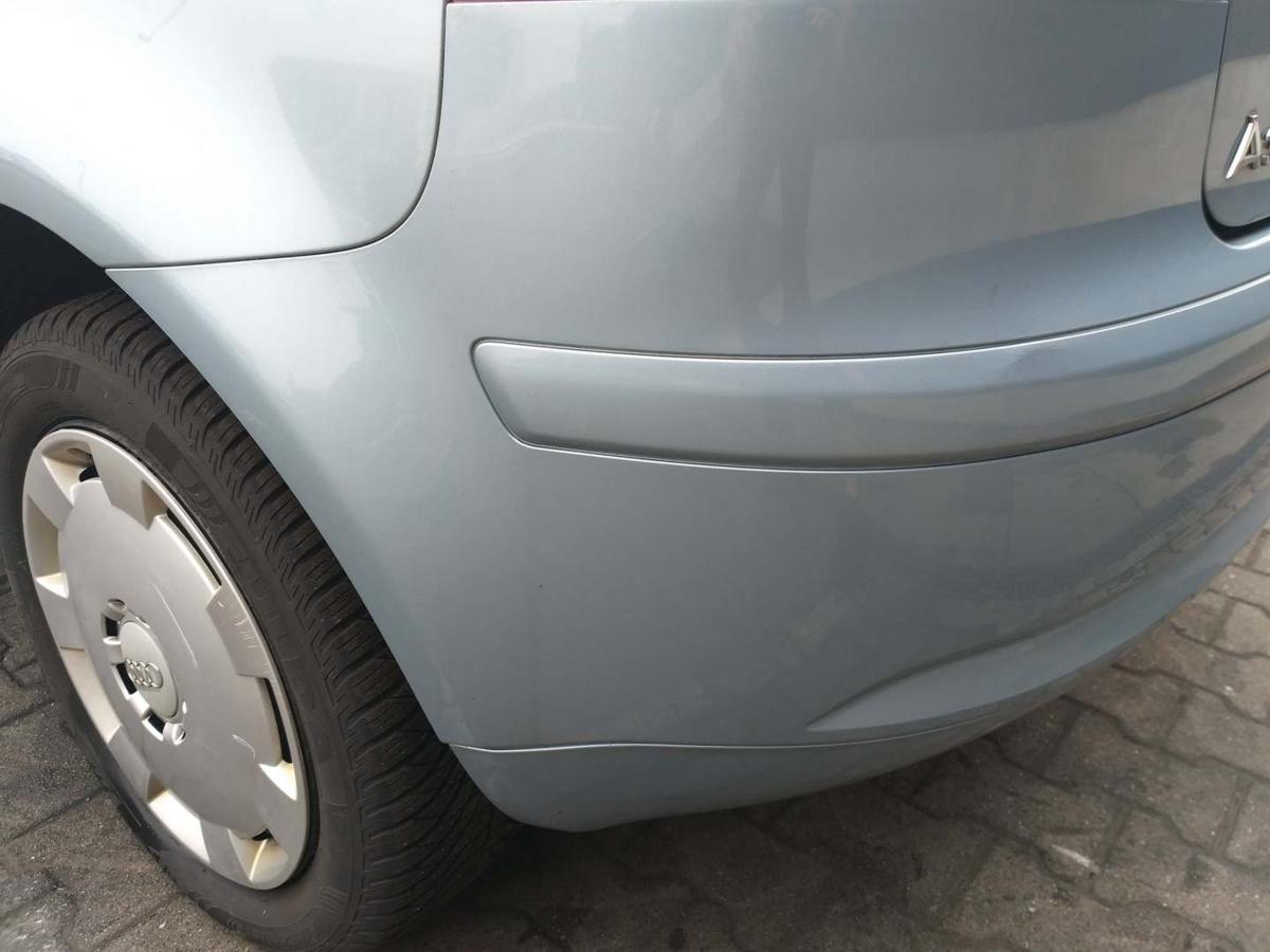 Audi A3 8P original Stoßstange Stossfänger hinten LY5J Liquidblau 3-Türer Bj.2004
